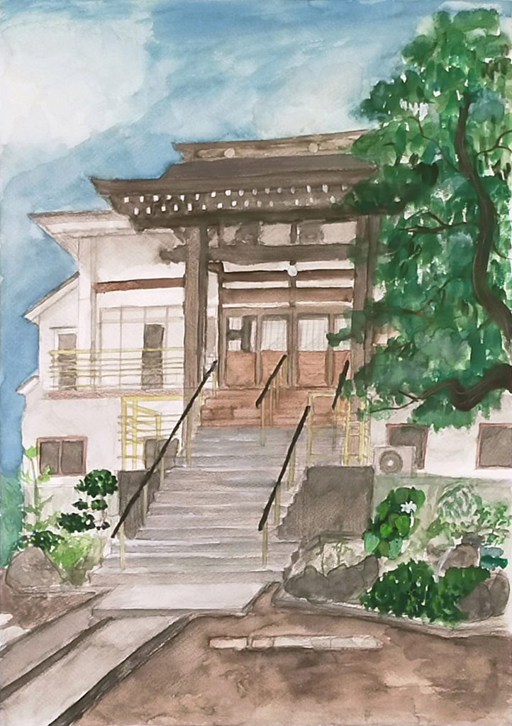 「曹洞宗　宗正寺」第四中学校　３年　相田　琉夏